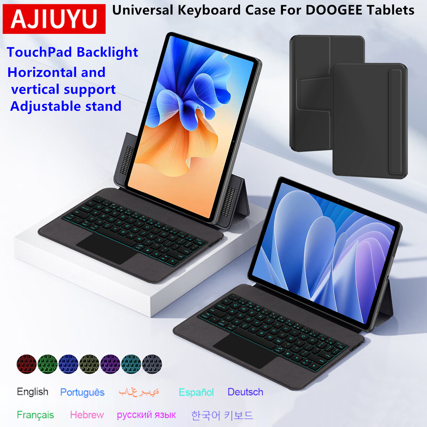 Tablet Accessories Keyboard - Tastiera touchpad AJIUYU per DOOGEE U11