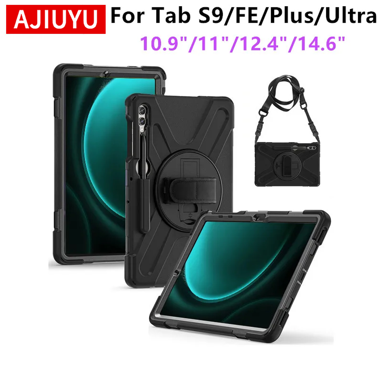 Vortex Tablet Accessories - Custodia antiurto resistente per Samsung Galaxy