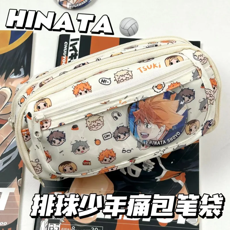 Case With Pencil Holder - Anime Haikyuu!! Astuccio Kawaii a Forma