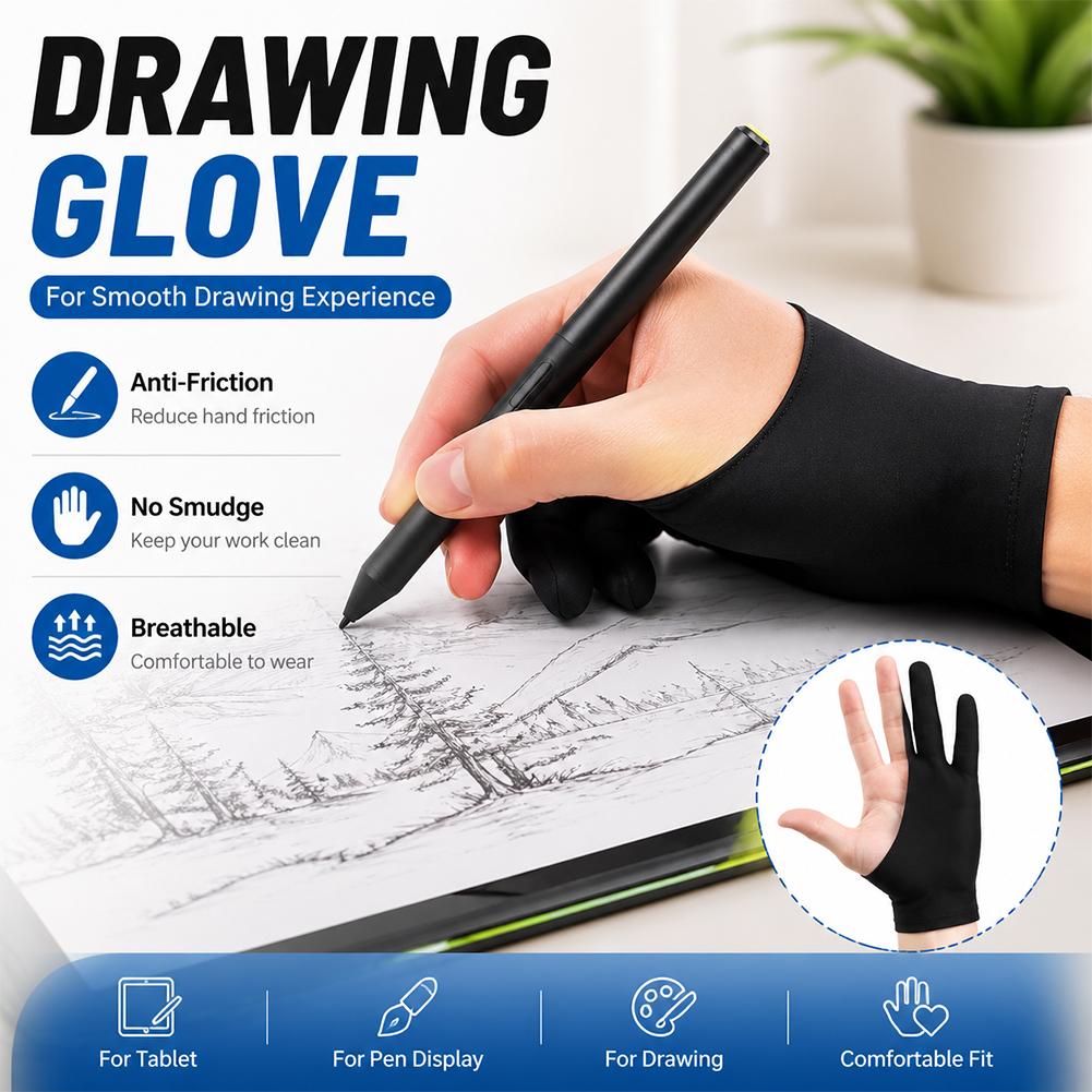 Drawing Glove Artist - Guanto da Disegno Anti-Touch Screen, Guanto