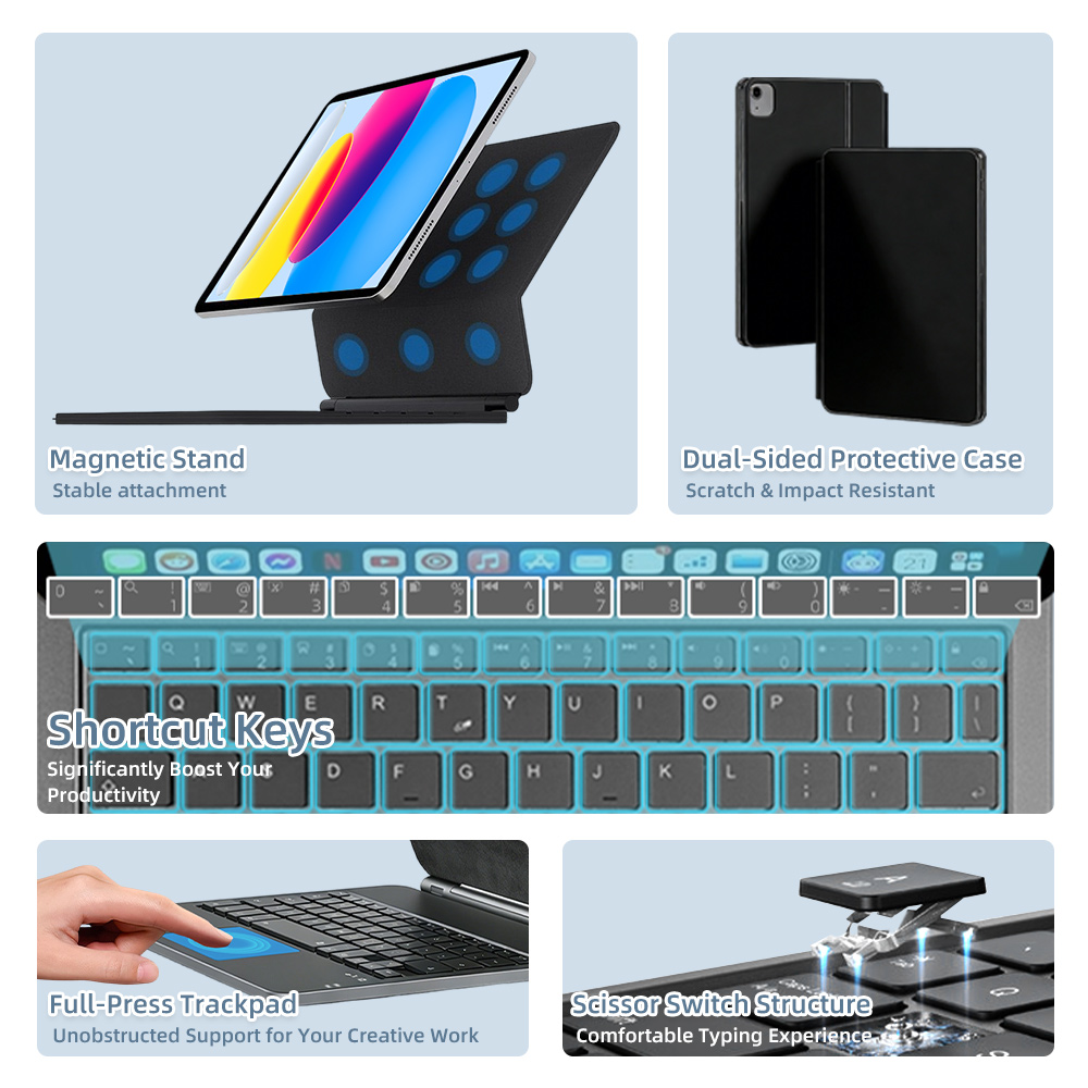 Magic Keyboard 2026 con Blueto - Tablet Accessories Keyboard recensione e prezzo