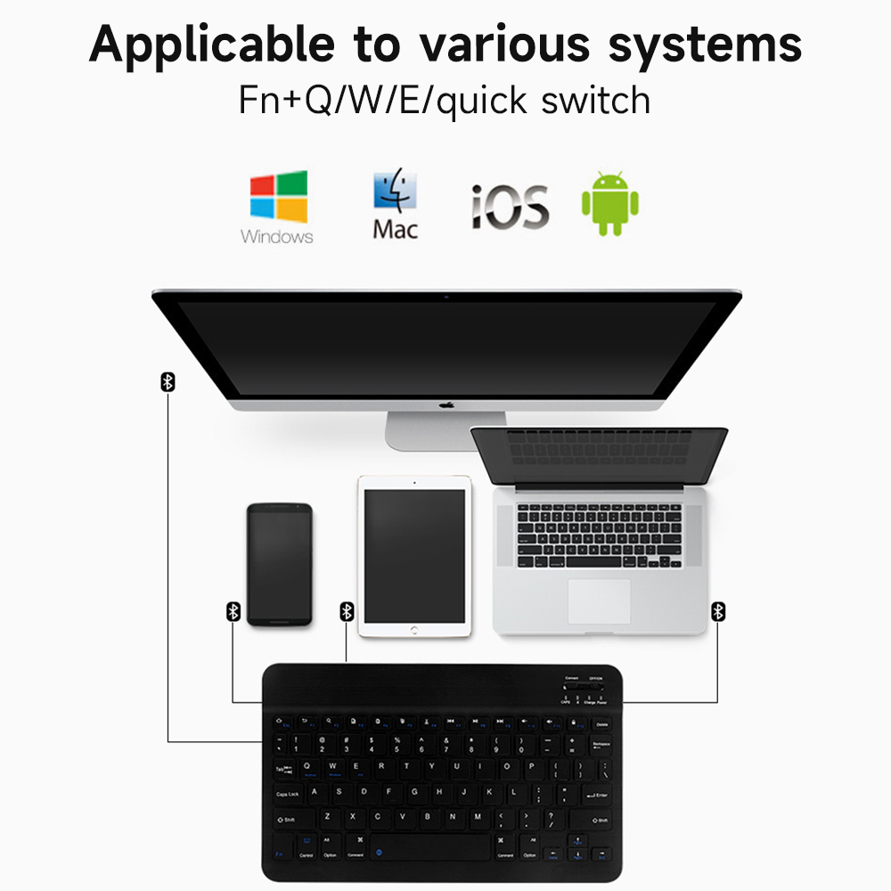 Tastiera Bluetooth per tastier - Tablet Accessories Keyboard recensione e prezzo