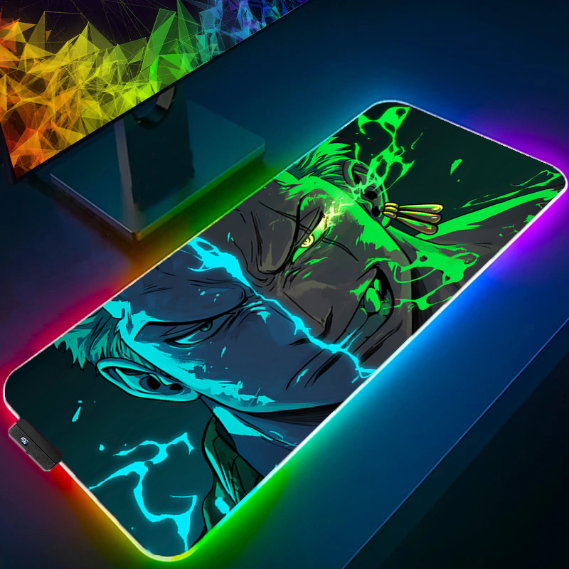 ONE PIECE Zoro Mouse Pad RGB A - Tablet Accessories Keyboard recensione e prezzo