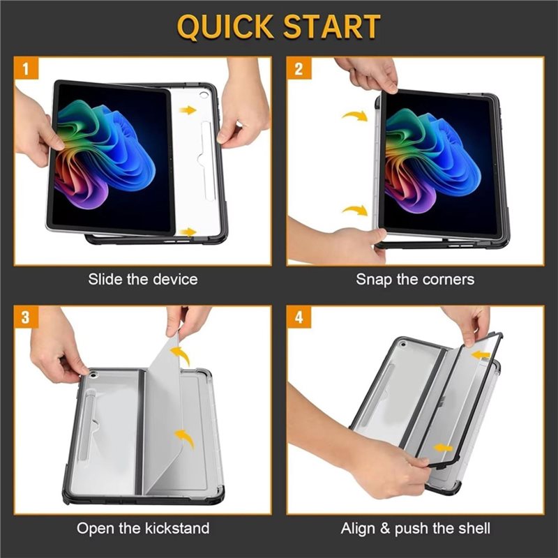 Custodia rigida a libro AT82-T - Microsoft Tablet Accessories recensione e prezzo