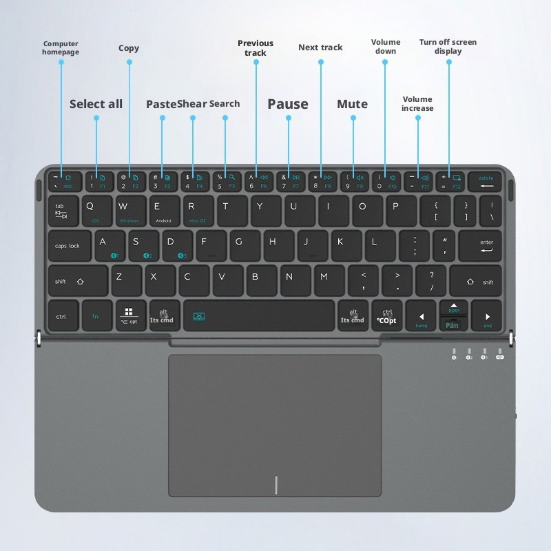 Tastiera Pieghevole Universale - Tablet Accessories Keyboard recensione e prezzo